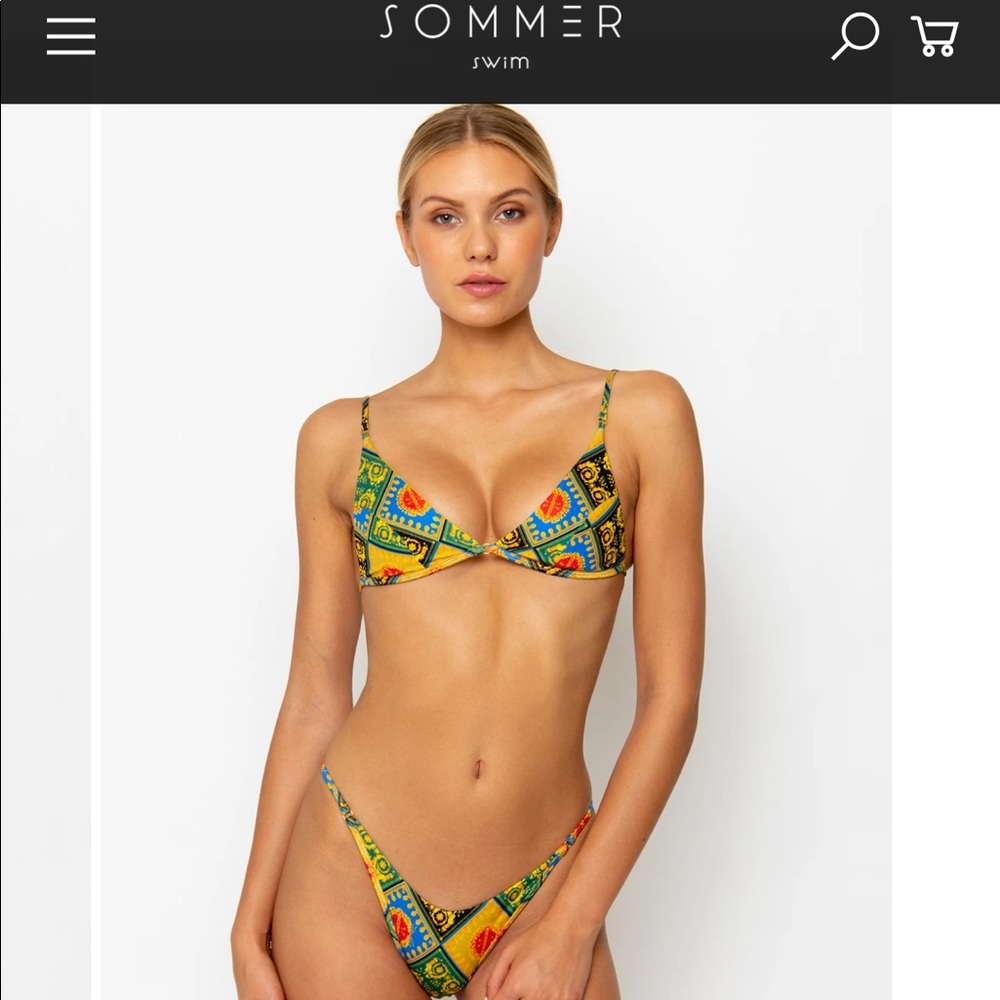 Sommer Swim Eden Baroque Cheeky Bikini Bottoms
